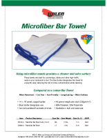 Microfiber Bar Towel