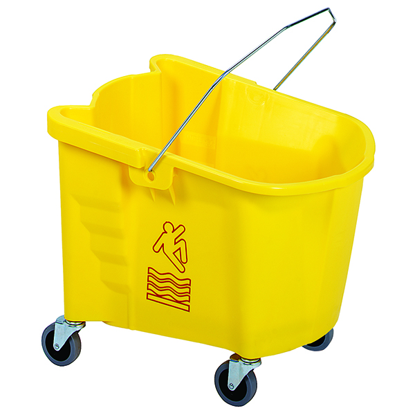 35 Qt Splash Guard Mop Bucket Yellow Ccp