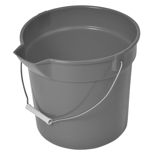 Huskee Bucket 10 Qt Grey Ccp