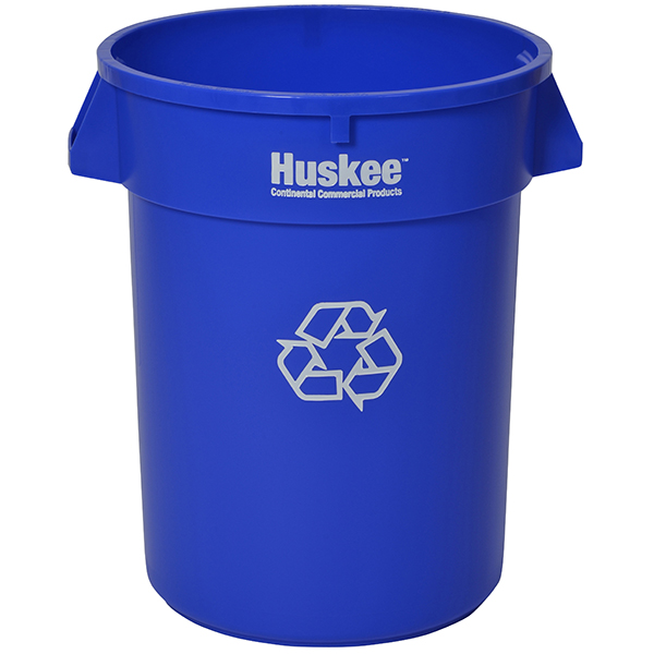 Huskee™ Round Recycling Receptacles